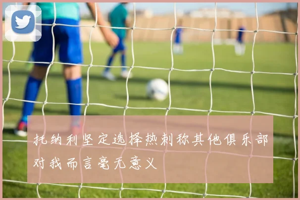 托纳利坚定选择热刺称其他俱乐部对我而言毫无意义